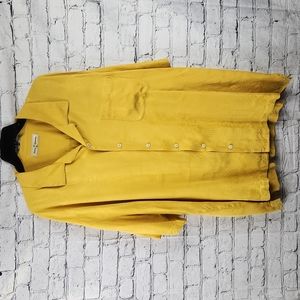 Tommy Bahama Men's Silk Palm Print Short Sleeve Button Down Shirt